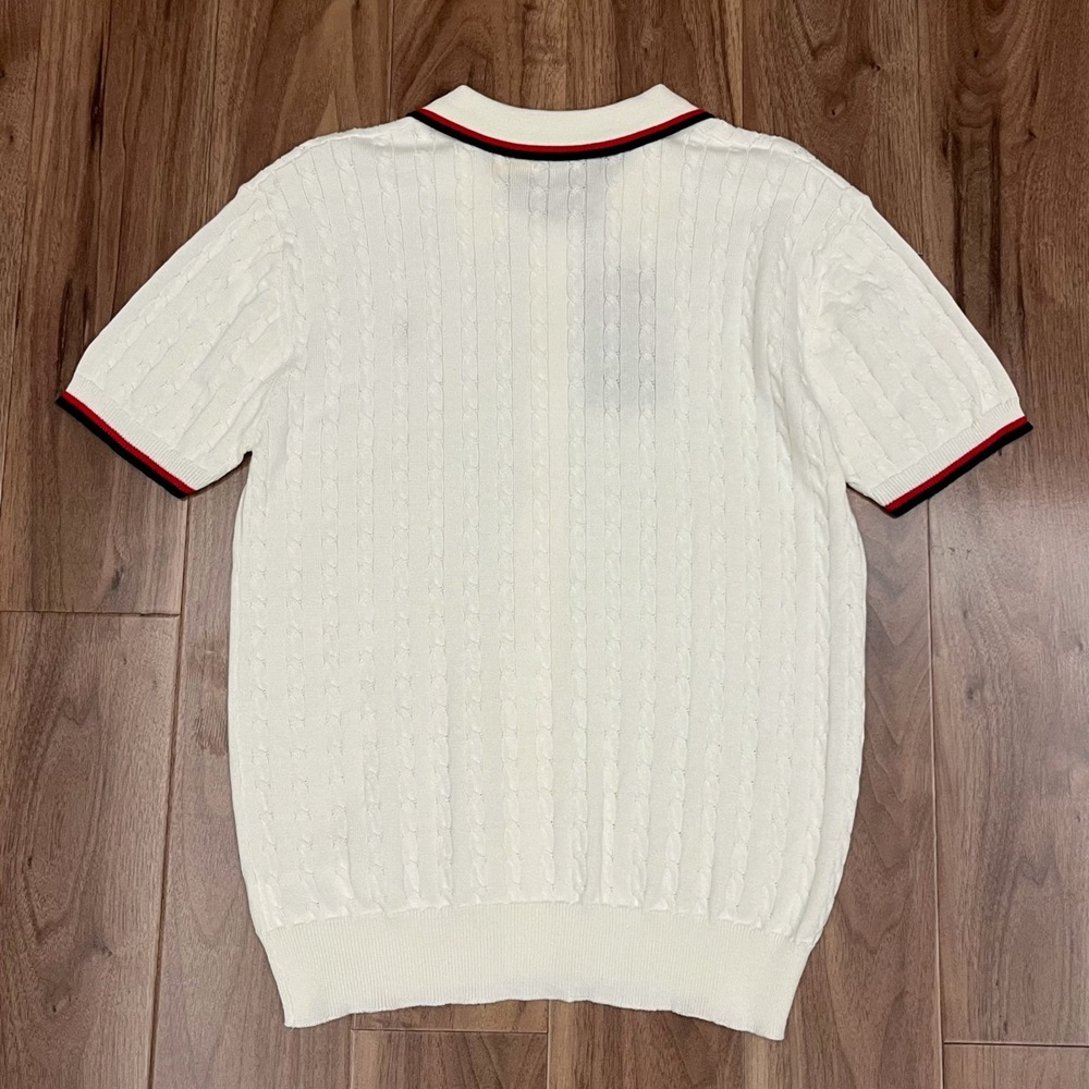 Polo Ralph Lauren Cable Knit Polo Top & Skirt Two Piece Set - Picture 4 of 9